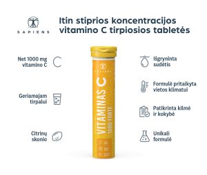 Vitaminas C 1000 Forte