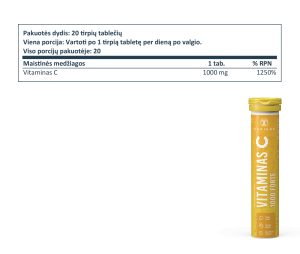 Vitaminas C 1000 Forte