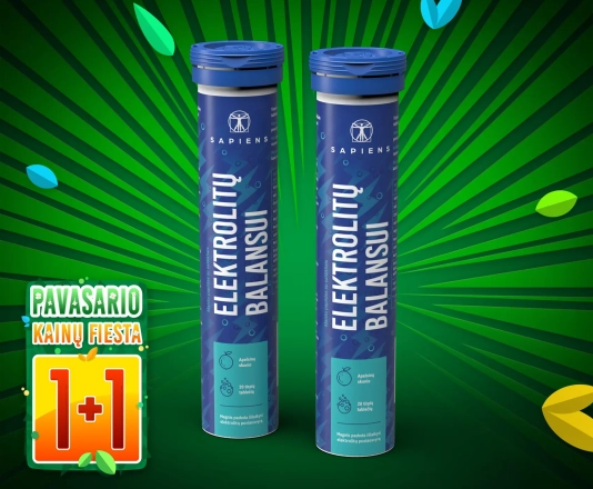 Elektrolitų balansui 1+1