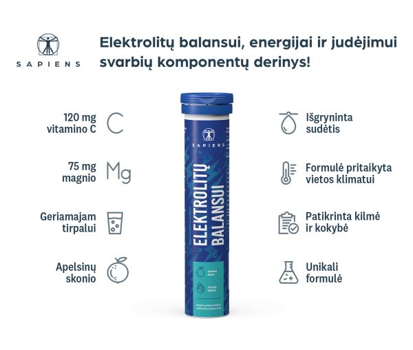Elektrolitų balansui 1+1