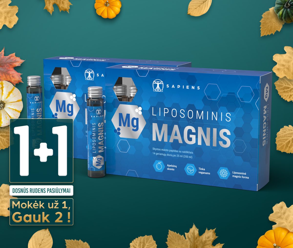 Liposominis magnis 1+1