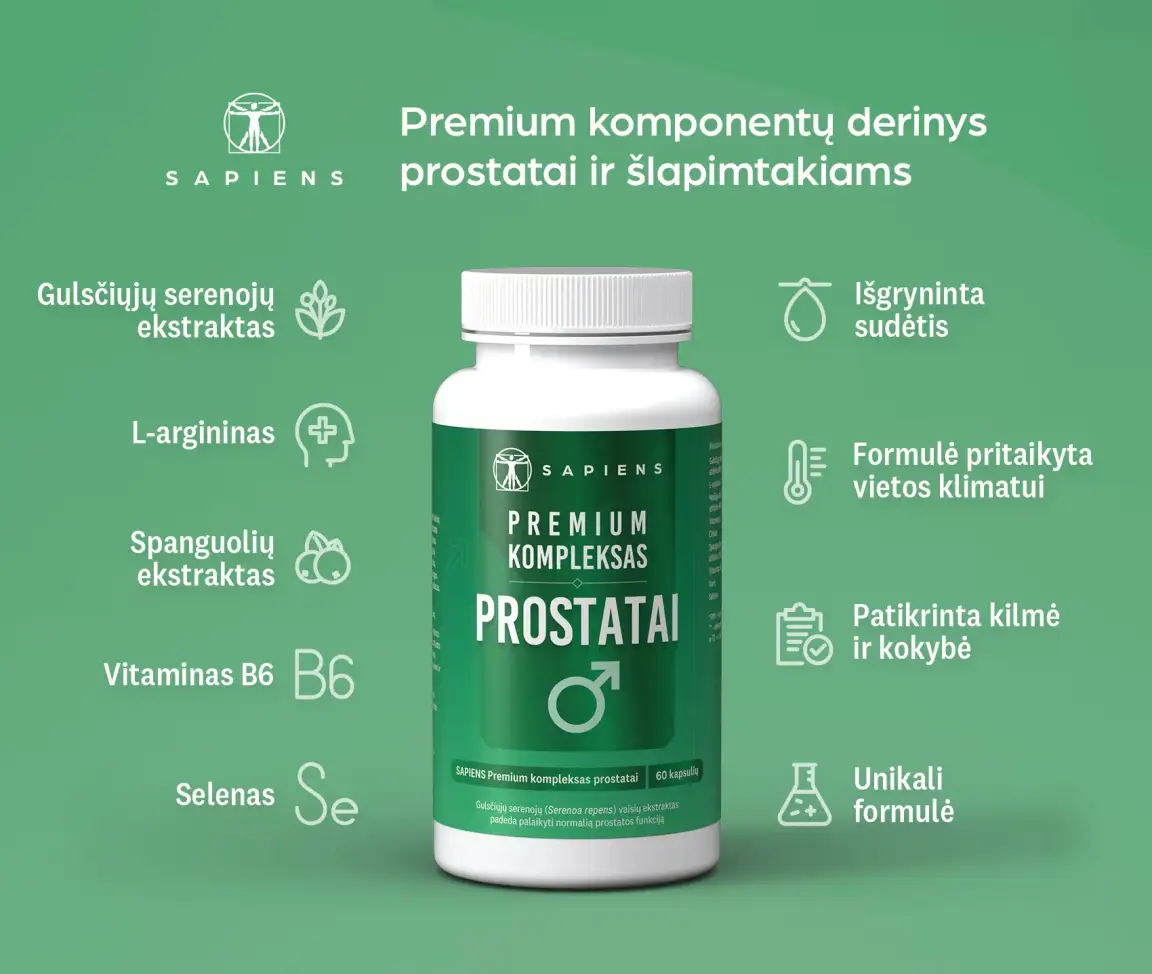 Premium kompleksas prostatai