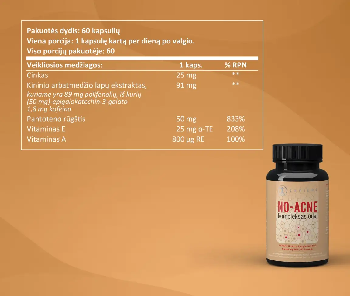 No-Acne kompleksas odai