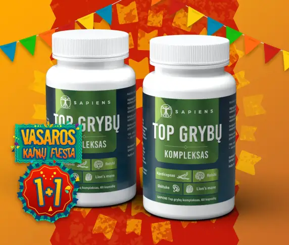 Top grybų kompleksas 1+1