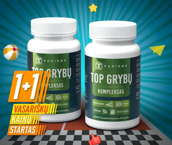 Top grybų kompleksas 1+1