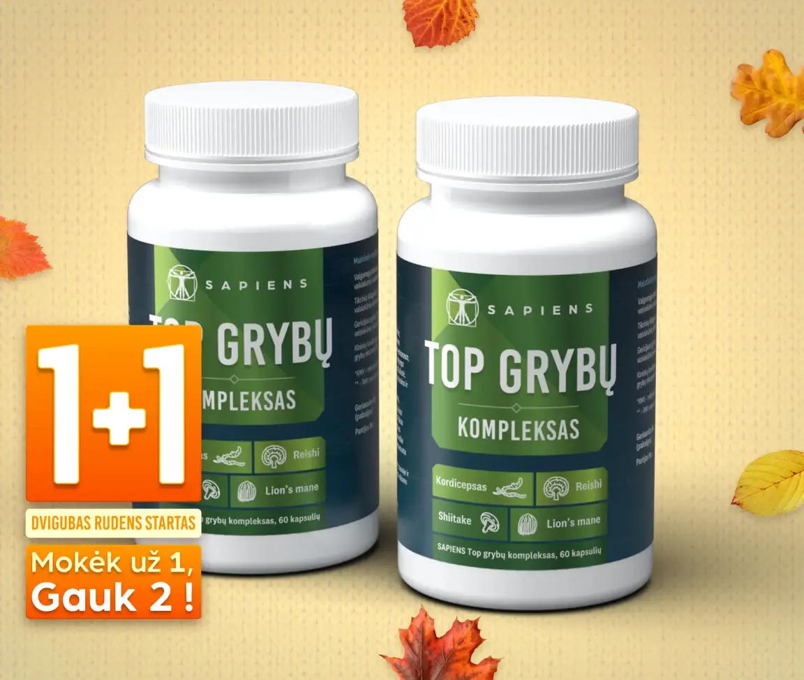 Top grybų kompleksas 1+1
