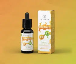 Vitaminas D3 + K2