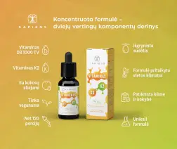 Vitaminas D3 + K2