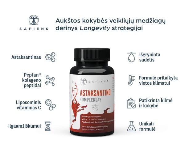 Astaksantino kompleksas 1+1