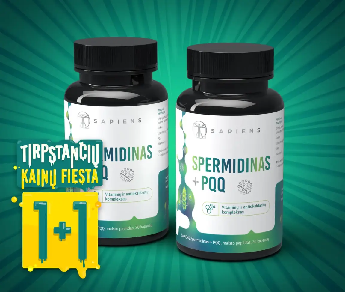 Spermidinas + PQQ 1+1