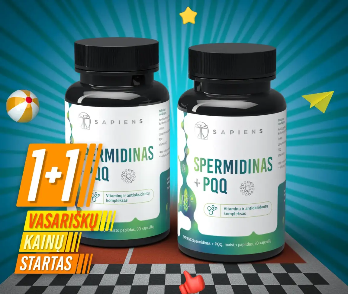 Spermidinas + PQQ 1+1