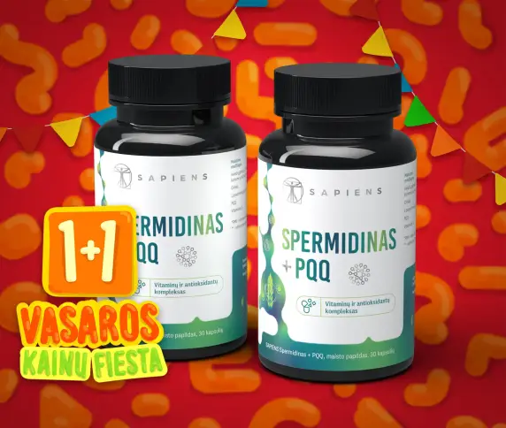 Spermidinas + PQQ 1+1