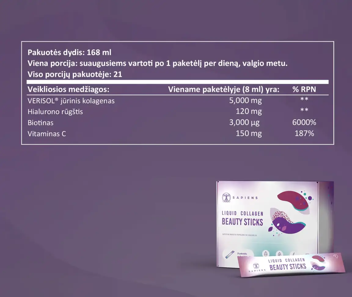 Liquid Collagen Beauty Sticks 1+1