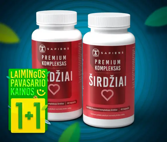 Premium kompleksas širdžiai 1+1