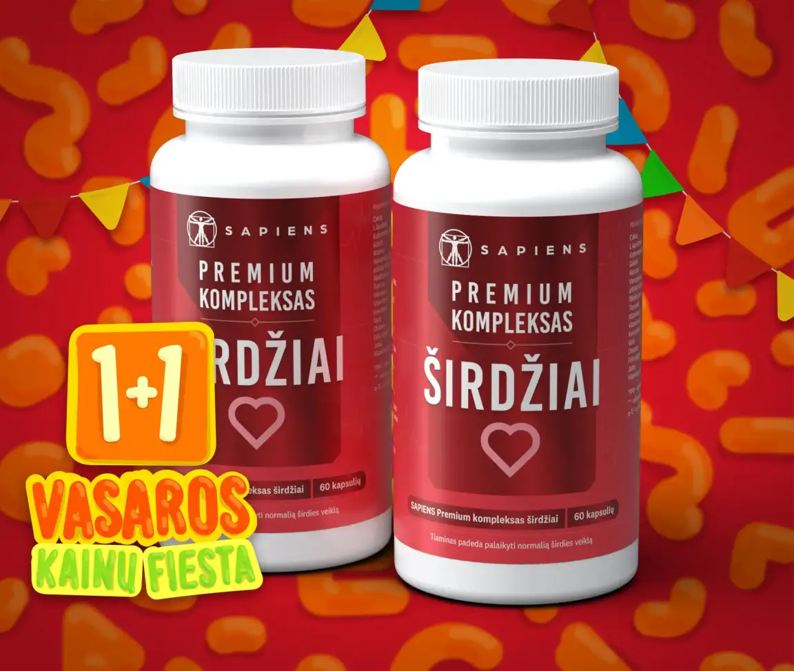 Premium kompleksas širdžiai 1+1