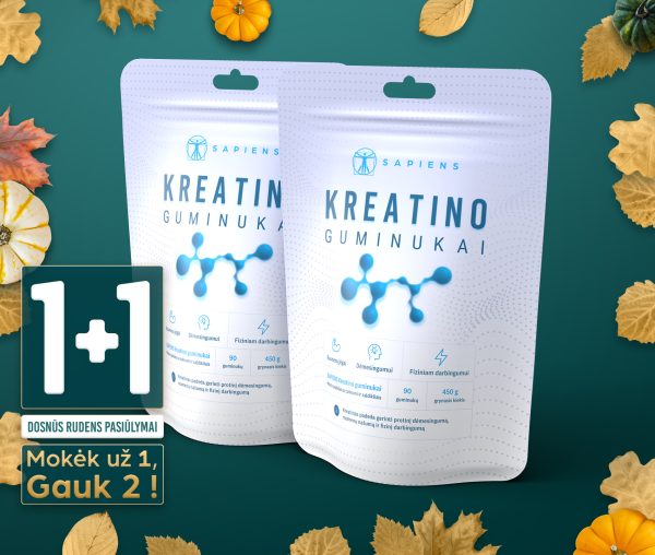 Kreatino guminukai 1+1