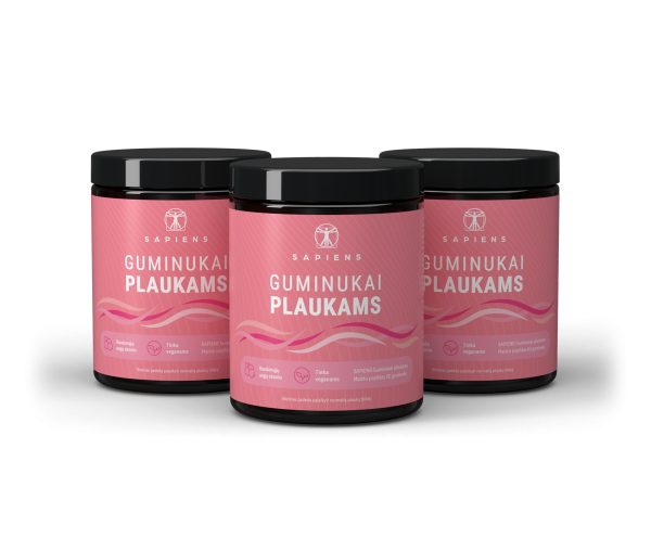 Guminukų plaukams x 3 rinkinys