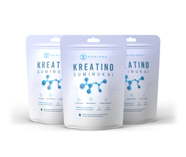 Kreatino guminukų x 3 rinkinys