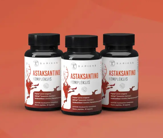 Astaksantino komplekso x 3 rinkinys
