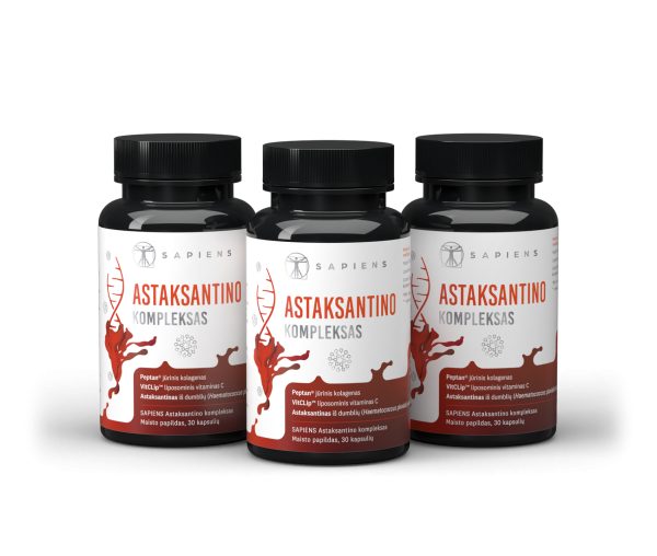 Astaksantino komplekso x 3 rinkinys