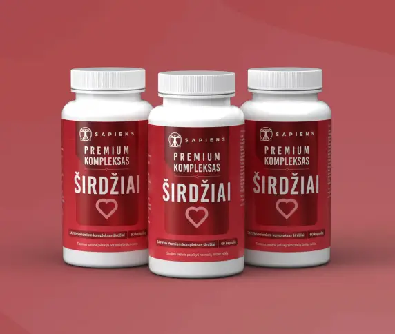 Premium komplekso širdžiai x 3 rinkinys