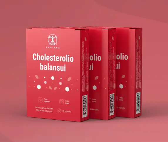 Cholesterolio balansui x 3 rinkinys