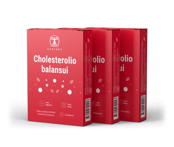 Cholesterolio balansui x 3 rinkinys