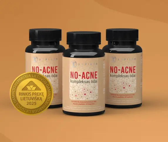 No-Acne komplekso odai x 3 rinkinys