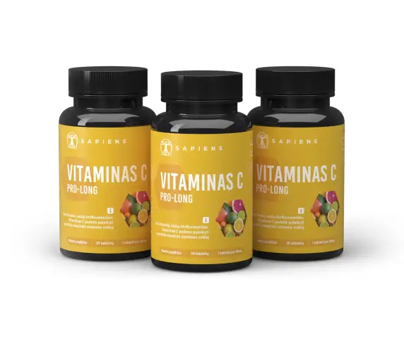Vitamino C PRO-LONG x 3 rinkinys