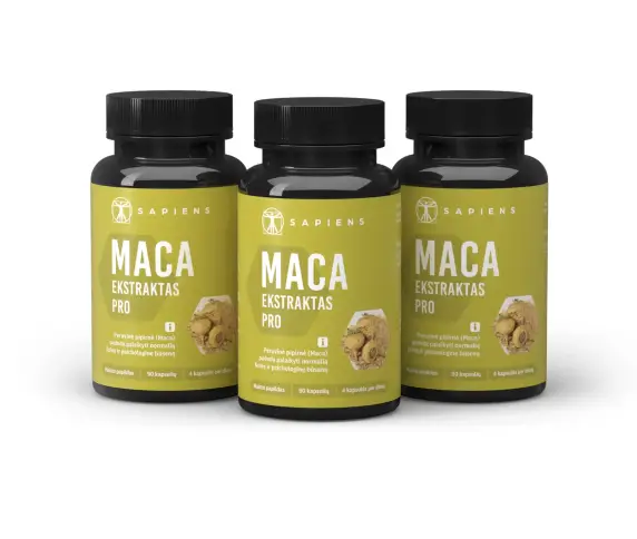 Maca ekstrakto PRO x 3 rinkinys