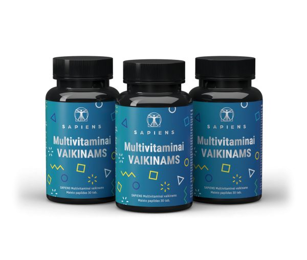 Multivitaminų vaikinams x 3 rinkinys