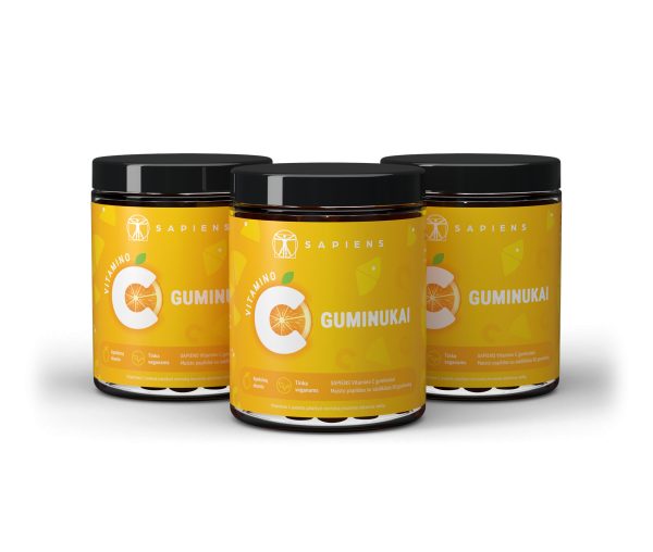 Vitamino C guminukų x 3 rinkinys