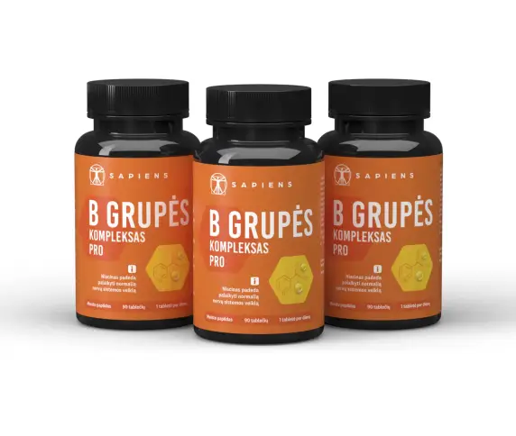 B grupės komplekso PRO x 3 rinkinys