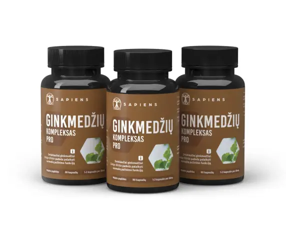 Ginkmedžių komplekso PRO x 3 rinkinys