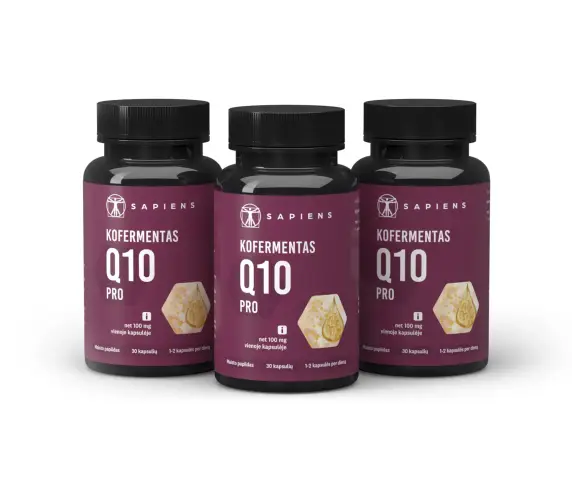 Kofermentas Q10 PRO x 3 rinkinys