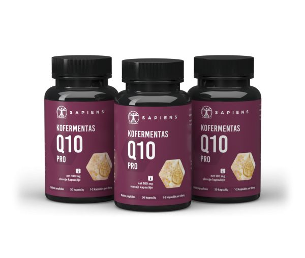 Kofermentas Q10 PRO x 3 rinkinys