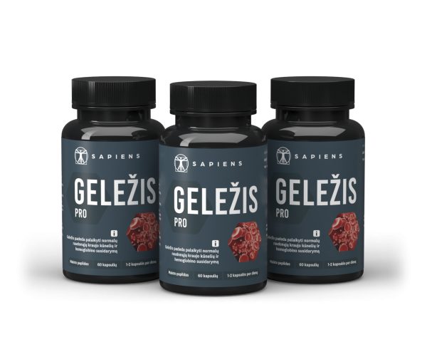 Geležies PRO x 3 rinkinys