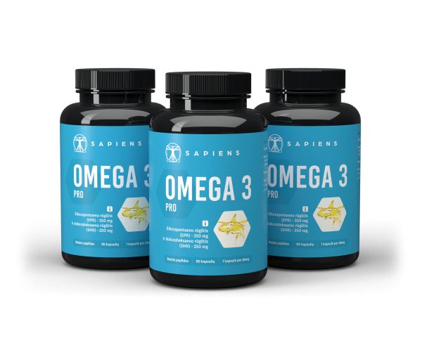 Omega 3 PRO x 3 rinkinys