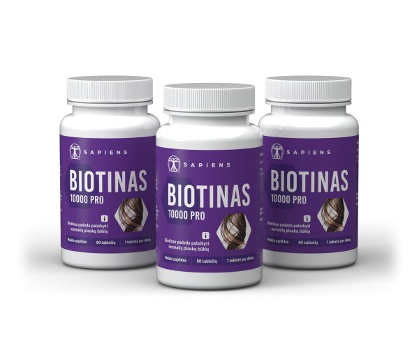 Biotino 10000 PRO x 3 rinkinys
