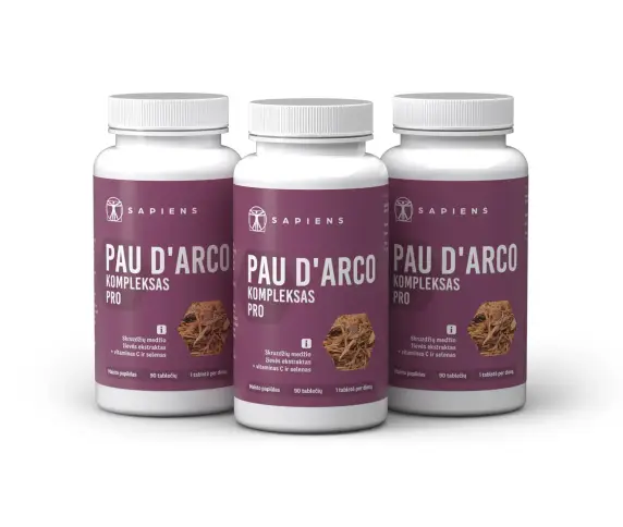 Pau D’Arco komplekso PRO x 3 rinkinys