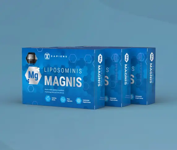 Liposominio magnio x 3 rinkinys