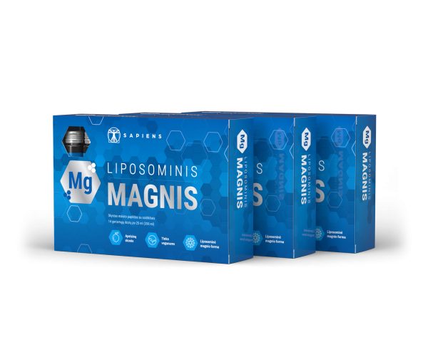 Liposominio magnio x 3 rinkinys